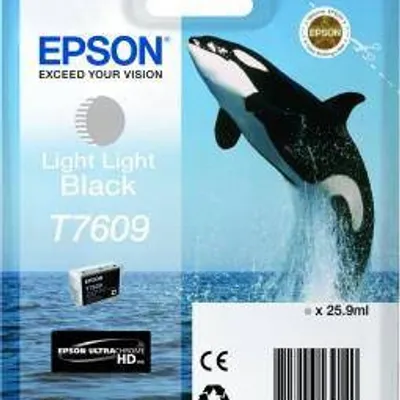 Tusz oryginalny EPSON t7609 c13t76094010 light czarny 25,9 ml