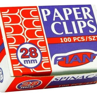 Spinacze okrągłe 28mm FIAN rz28 cynk pudełko 100szt