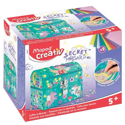 Maped creativ mozaiki - sekretny kuferek na biżuterię