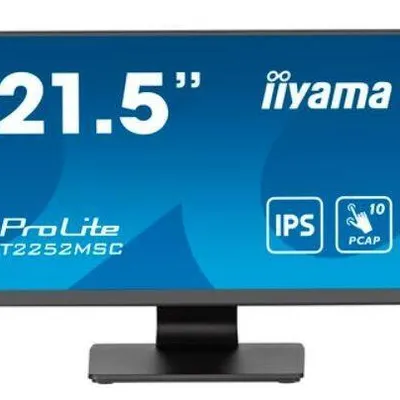Iiyama monitor 22 cale t2252msc-b2 10 pkt. poj,ips,hdmi,dp,2x1w,7h