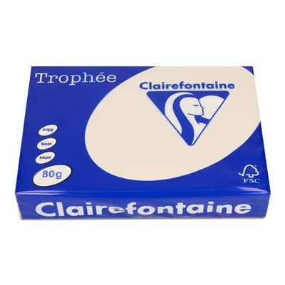 Papier ksero kolor a4 TROPHEE szary 80g 500 ark