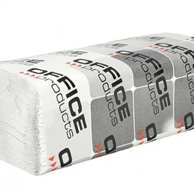 Ręcznik papierowy jednowarstwowy makulatura ekonomiczny OFFICE PRODUCTS zz biały 200 listków 20szt.