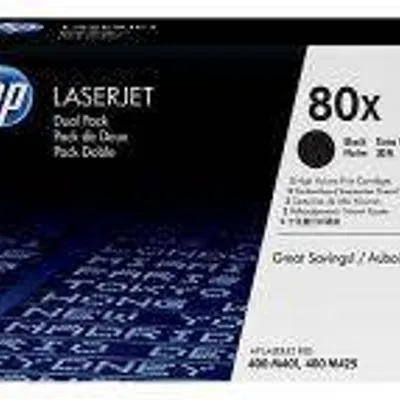 Toner oryginalny HP80x*2 cf280xd czarny 2*6900 stron