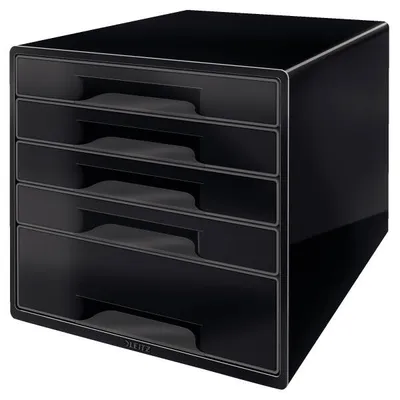 Pojemnik z szufladami 287x363x270mm LEITZ 52531095 czarny 5 szuflady