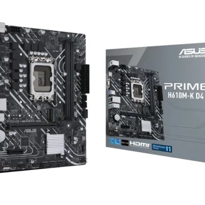 Asus płyta główna prime h610m-k d4 s1700 2ddr4 d-sub/hdmi m.2 matx