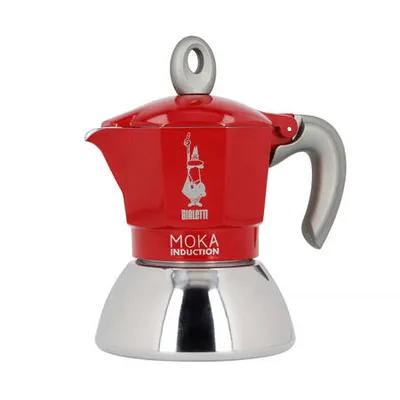 Kawiarka Bialetti new moka induction 2tz czerwona
