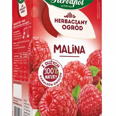 Herbata malinowa HERBAPOL herbaciany ogród 20 torebek