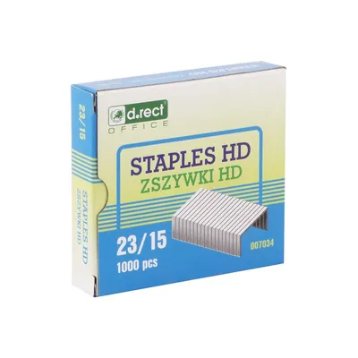 Zszywki D.RECT hd 23/15 1000szt