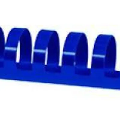 Grzbiet plastikowy 25mm (240 kartek) OFFICE PRODUCTS niebieski 50 szt.