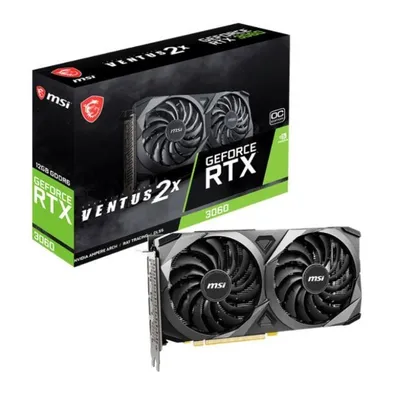 Msi karta graficzna geforce rtx 3060 ventus 2x oc 12gb gddr6 192bit 3dp/hdmi