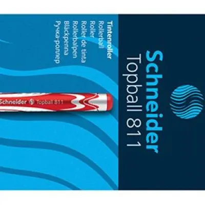 Pióro kulkowe SCHNEIDER topball 811 czerwone 0.5mm