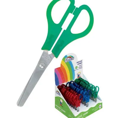 Nożyczki 130mm szkolne Fiorello gr-1504 neon 130-1178