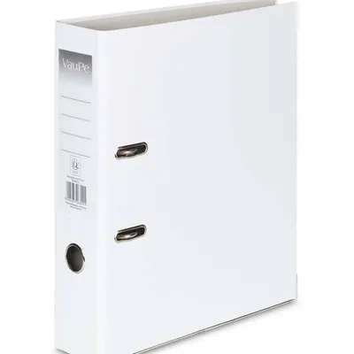 Segregator a4 tektura VAUPE biznes 75mm 063/07 biały dźwigniowy