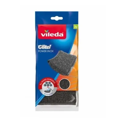 Zmywak Vileda glitzi power inox vi141656 2 szt