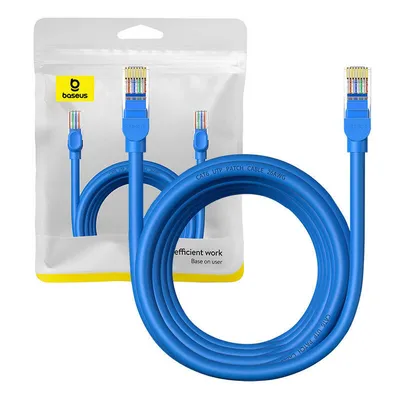 Kabel sieciowy Baseus ethernet rj45, cat.6, 5m (niebieski)
