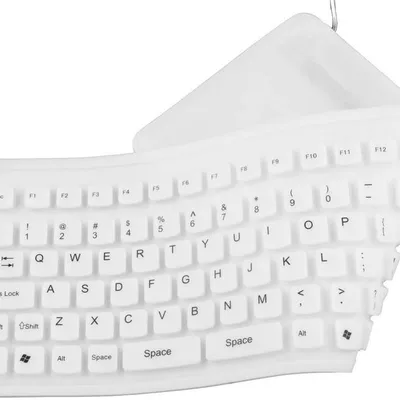 Esperanza klawiatura silikonowa ek126w usb/otg wodoodporna biała