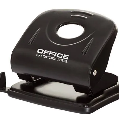Dziurkacz metalowy OFFICE PRODUCTS czarny 30 kart