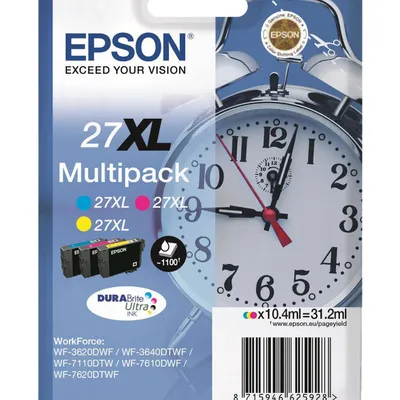 Tusz oryginalny EPSON t2715 c13t27154012 cmy 31,2 ml