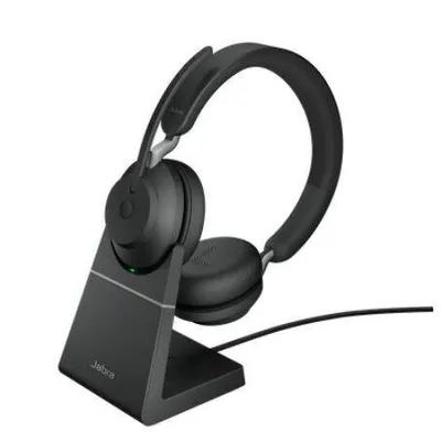 Jabra słuchawki evolve2 65 stand link380a uc stereo czarne