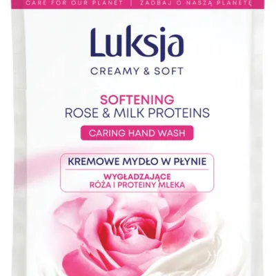 Mydło w płynie zapas Luksja róża 900ml