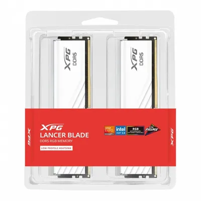 Adata pamięć xpg lancer blade ddr5 6000 32gb 2x16 cl30 rgb biała