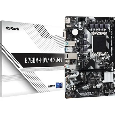 Asrock płyta główna b760m-hdv/m.2 d4 s1700 2ddr4 dp/hdmi matx