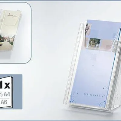 System półek na ulotki 1/3 a4 DURABLE combiboxx 859019 przezroczysty