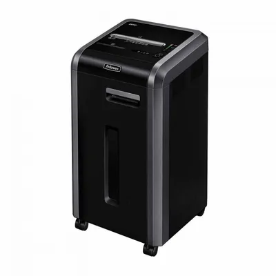 Niszczarka a4 Fellowes 225ci 4622001 czarna 24krt ścinki 4x38mm 60 litrów
