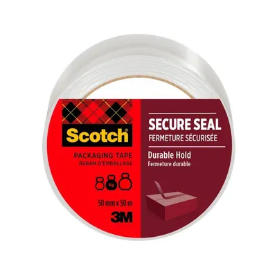 Taśma pakowa 50mmx50m 3M scotch® secure seal transparentna