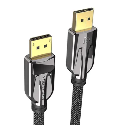 Kabel 2xdisplay port 1.4 Vention hcabh 8k 60hz 2m (czarny)