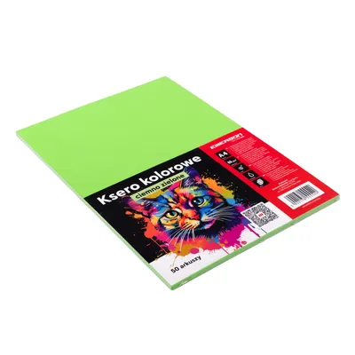 Papier ksero kolor a4 EMERSON ciemny zielony 80g 50 ark