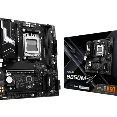 Asrock płyta główna b850m-x am5 2ddr5 m.2 usbc matx