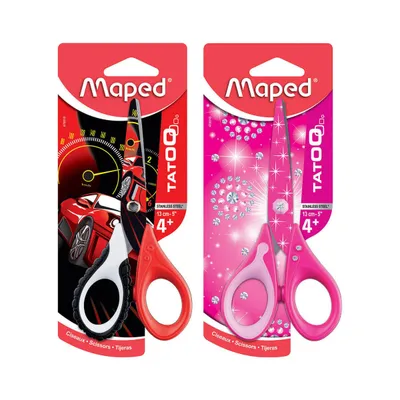 Nożyczki MAPED tatoo innovation 13 cm blister kartonowy