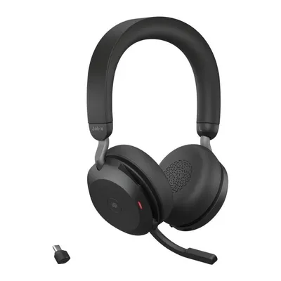 Jabra słuchawki evolve2 75 link380c ms stereo czarne