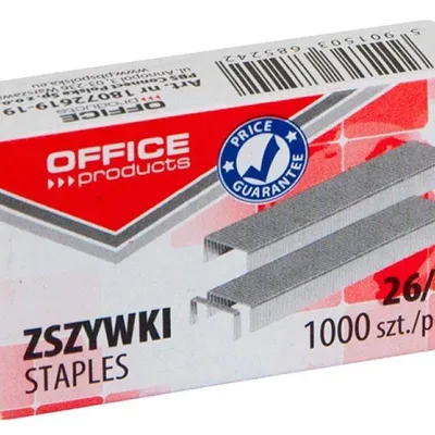 Zszywki OFFICE PRODUCTS 26/6 1000szt.