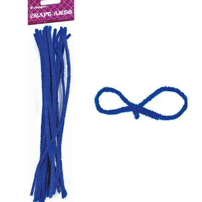 Druciki kreatywne 30cm FANDY 170-2546 niebieskie 15szt