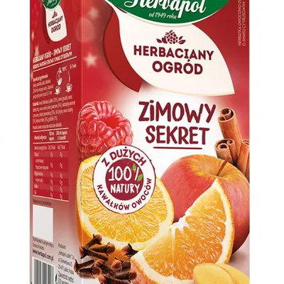 Herbata zimowy sekret HERBAPOL herbaciany ogród 20 torebek