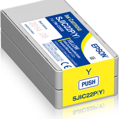 Tusz oryginalny EPSON sjic22p c33s020604 yellow 32,5 ml