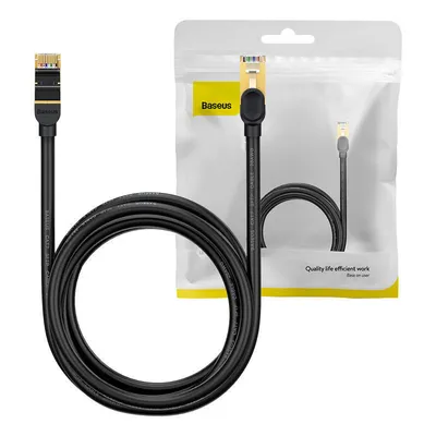 Kabel sieciowy Baseus ethernet rj45, 10gbps, 3m (czarny)