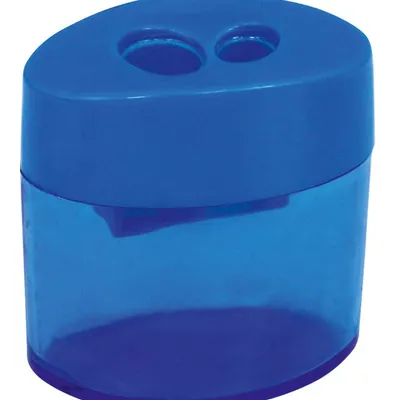 Temperówka podwójna plastikowa Fiorello gr-859-1 z pojemnikiem 130-1807 mix