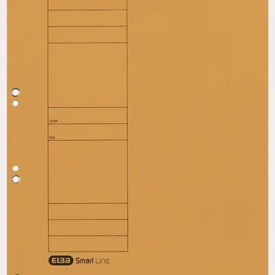 Skoroszyt oczkowy a4 ELBA 100551871 żółty karton 250 g/m²