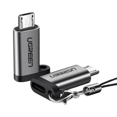 Adapter usb-c do micro usb UGREEN us282 (szary)