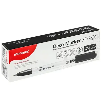 Marker akrylowy Monami deco marker 463 xf 160-2513 biały 0.7mm