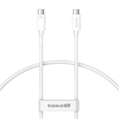 Kabel usb-c do usb-c Baseus superior usb4, 240w, 1m (biały)