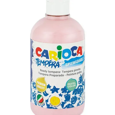 Farba tempera Carioca ko027/42 170-2588 500ml pastel różowa
