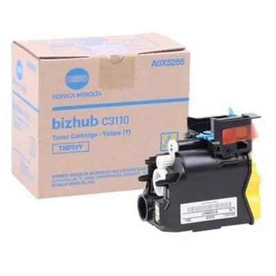 Toner oryginalny minolta tnp51y a0x5255 yellow 15000 stron