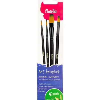 Pędzle Fiorello gr-pa04 170-2770 nylon 4szt