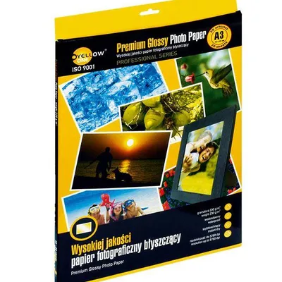 Papier fotograficzny błyszcz��cy Yellow One 3ppg230 150-1366 a3 230g 20ark