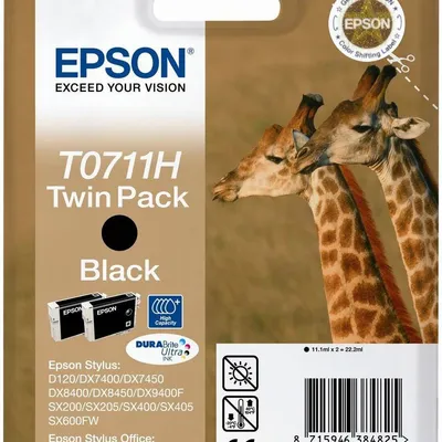 Tusz oryginalny EPSON t0711h c13t07114h10 czarny 11,1 ml