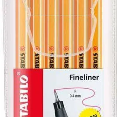 Cienkopis STABILO point 88/6-1 mix*6 neon 0.4 6szt